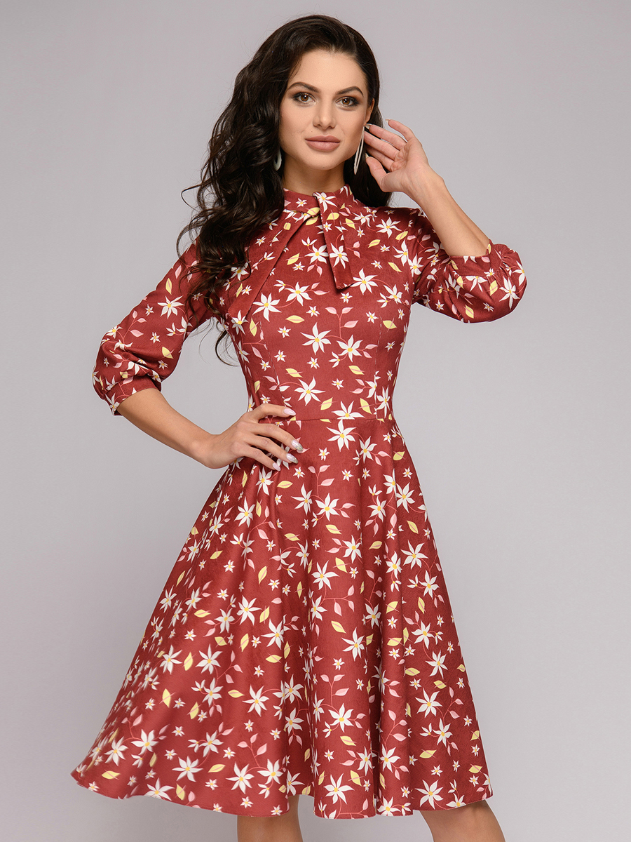 

Платье женское 1001dress DM01508TC оранжевое 44, DM01508TC