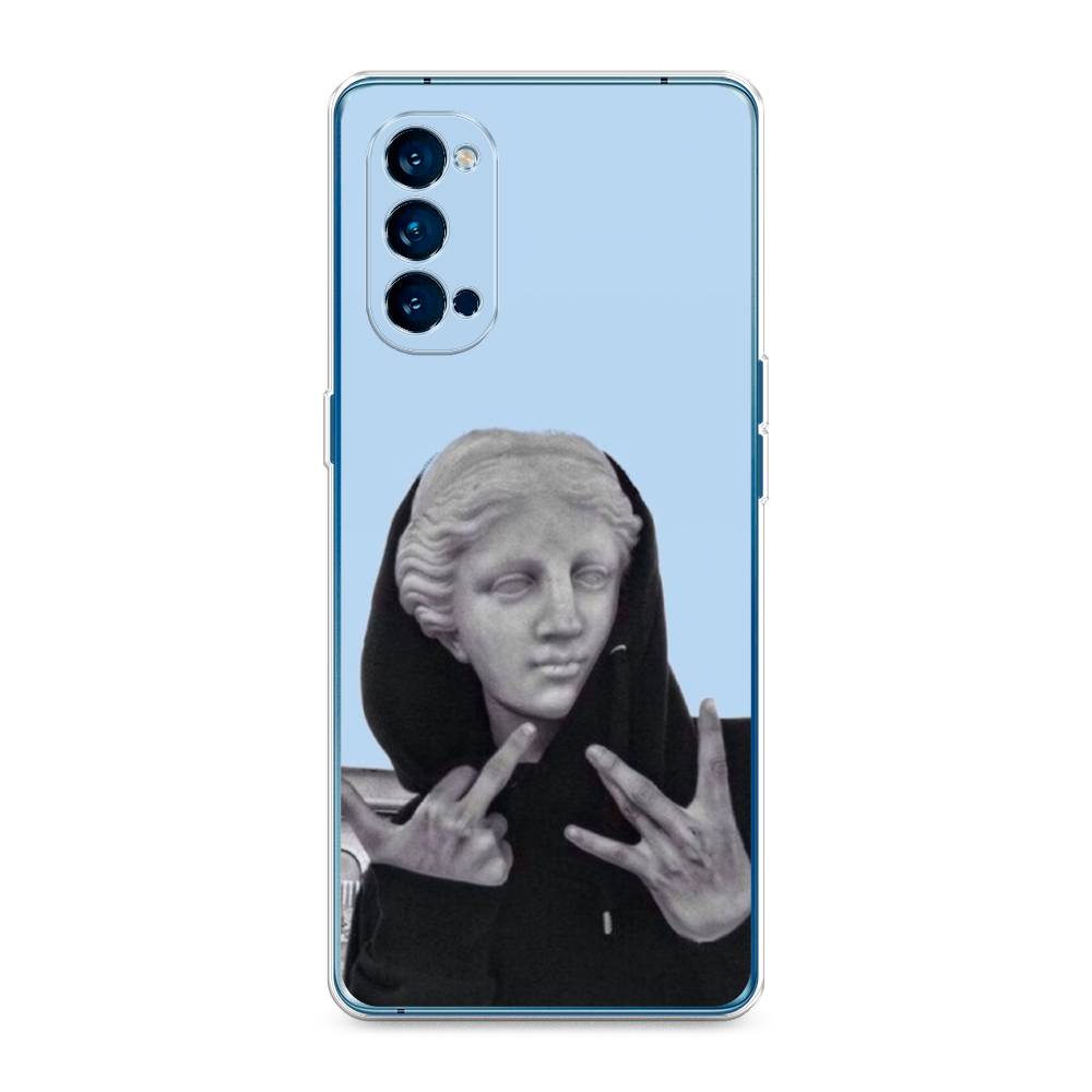 

Чехол Awog на Oppo Reno 4 Pro 5G "SWAG статуя", Разноцветный, 253750-9