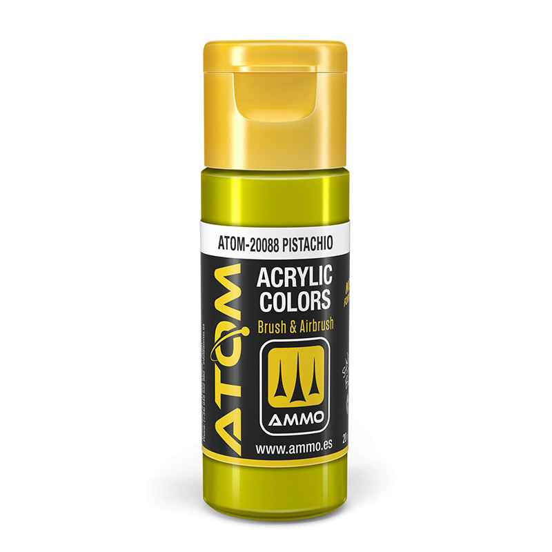 

Акриловая краска Ammo Mig Atom ColorФисташка Pistachio ATOM20088, Фисташка