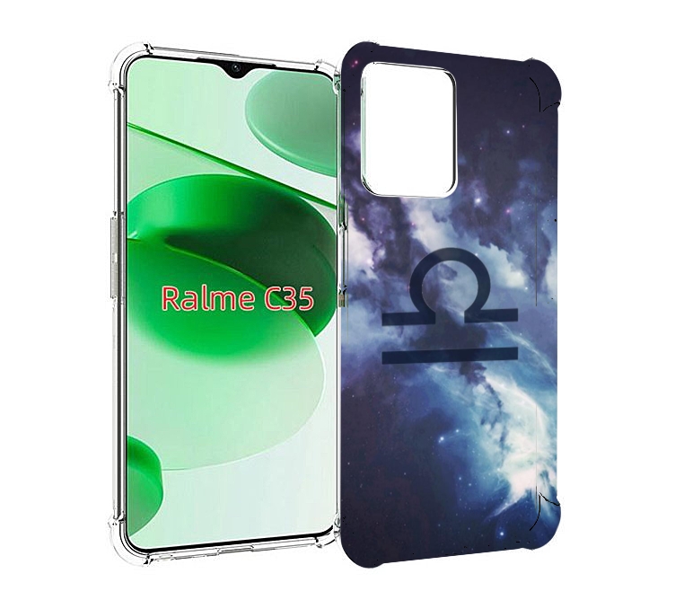 

Чехол MyPads знак зодиака весы 5 для Realme C35 / Narzo 50A Prime, Прозрачный, Tocco