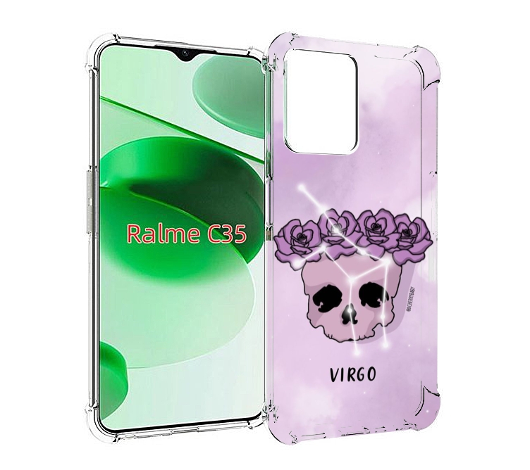 

Чехол MyPads знак зодиака дева 2 для Realme C35 / Narzo 50A Prime, Прозрачный, Tocco