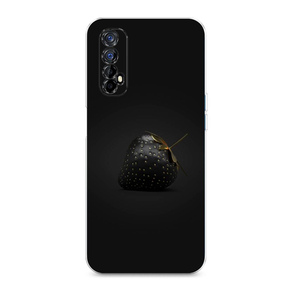

Чехол Awog на Realme 7 "Черная клубника", Разноцветный, 254150-10