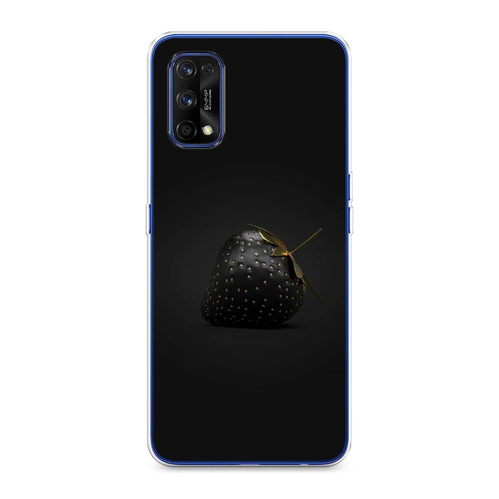 фото Силиконовый чехол "черная клубника" на realme 7 pro awog