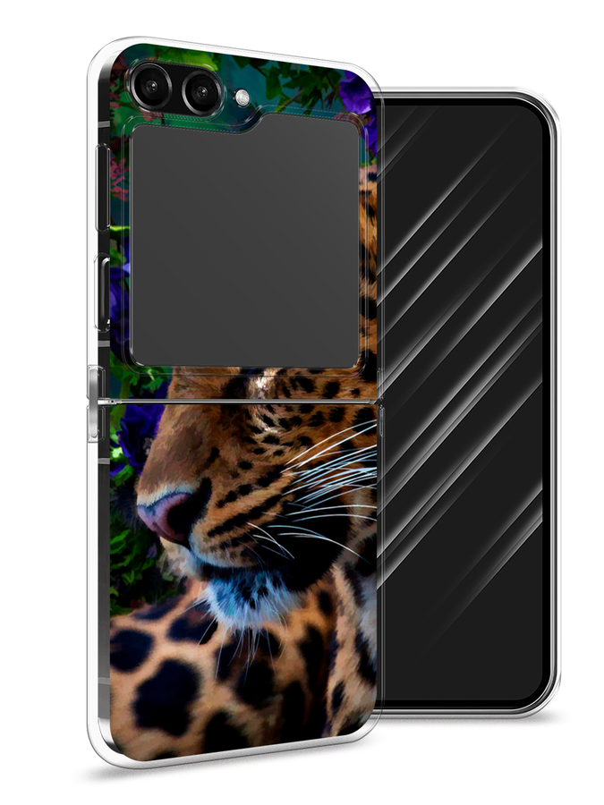 

Чехол Awog на Samsung Galaxy Z Flip 5 "Хищный взгляд", Оранжевый;зеленый;фиолетовый, 2108350-1