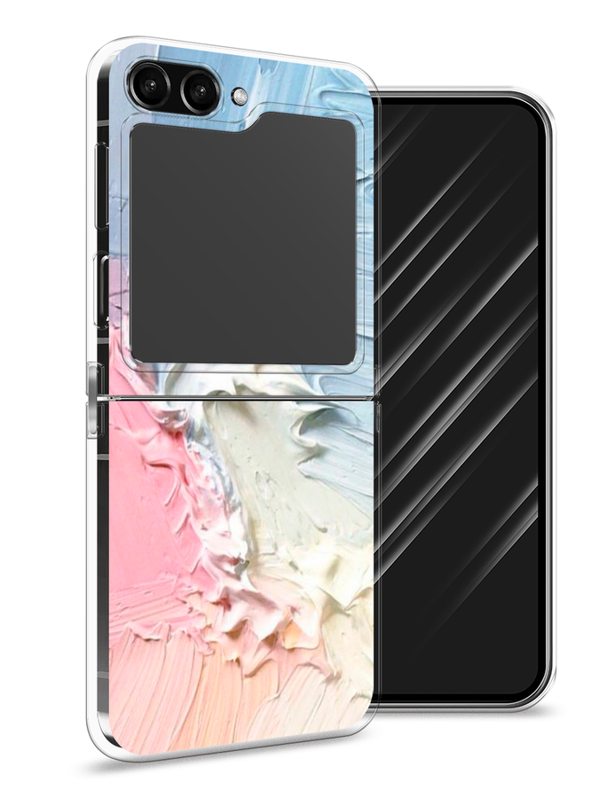 

Чехол Awog на Samsung Galaxy Z Flip 5 "Фруктовое мороженное", Голубой;розовый;желтый, 2108350-3