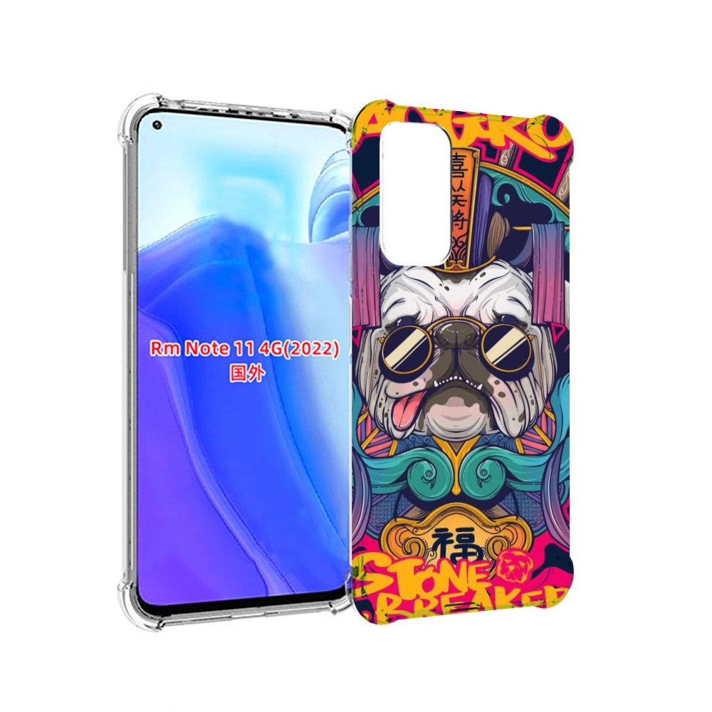 

Чехол MyPads мопс агро яркая для Xiaomi Redmi Note 11 4G ( Глобальная версия ), Tocco