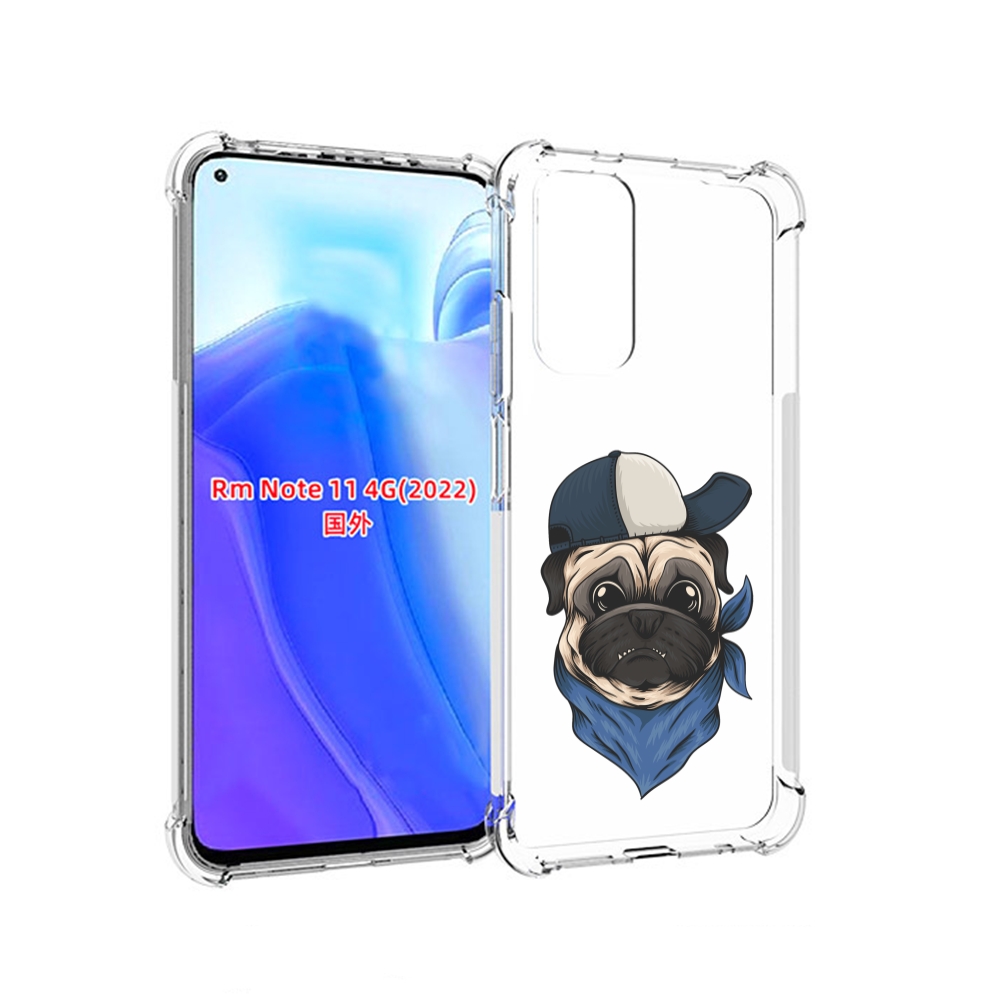 

Чехол MyPads мопс-в-кепке для Xiaomi Redmi Note 11 4G ( Глобальная версия ), Tocco