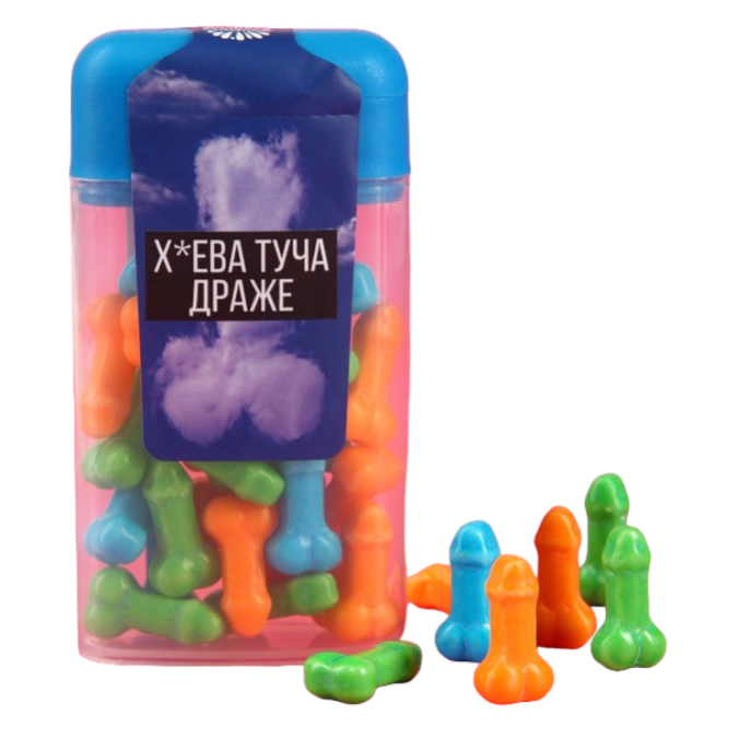 

Конфеты Фабрика страсти Туча драже 20 г., Разноцветный