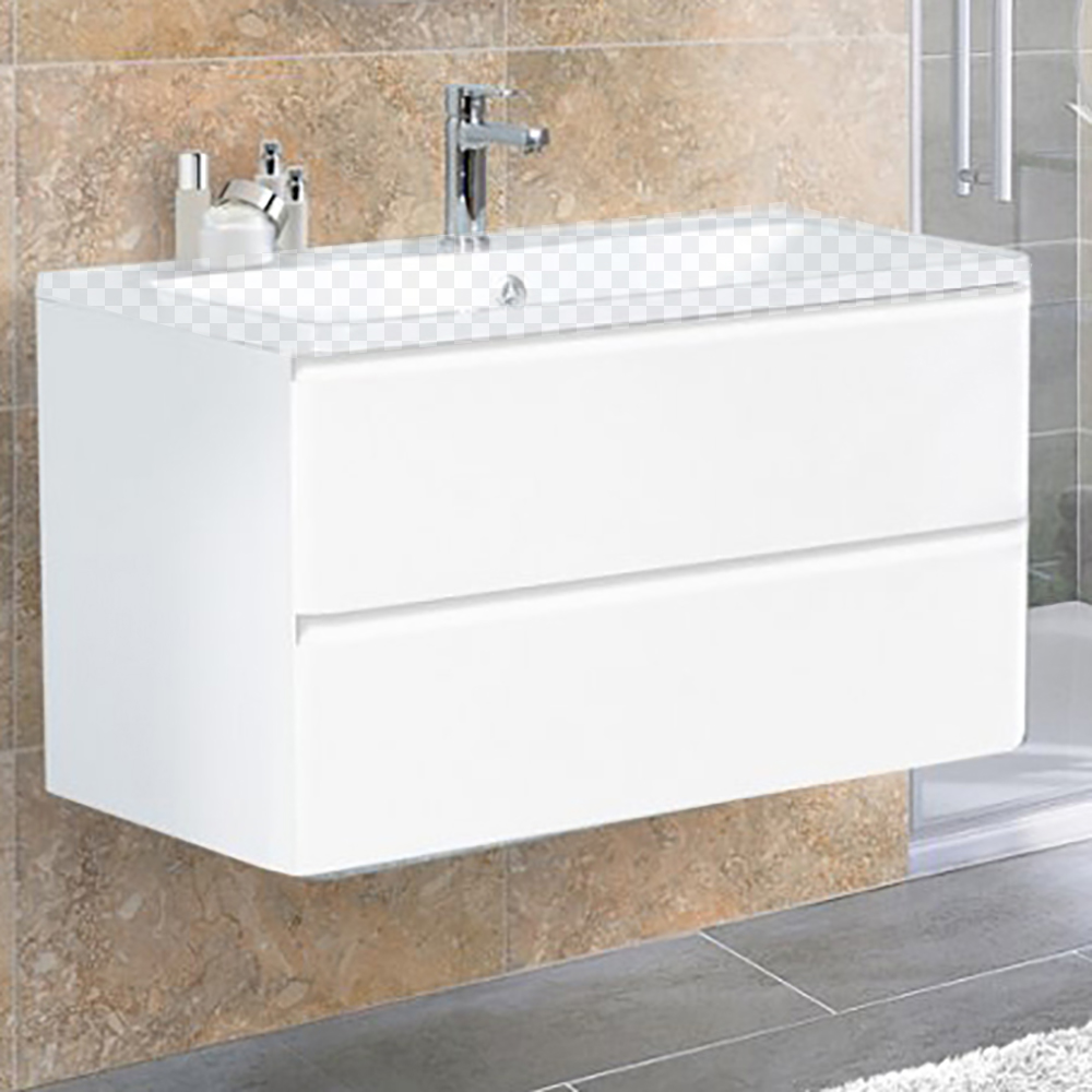 фото Тумба под раковину belbagno acqua 1200-2c-so-bl bianco lucido