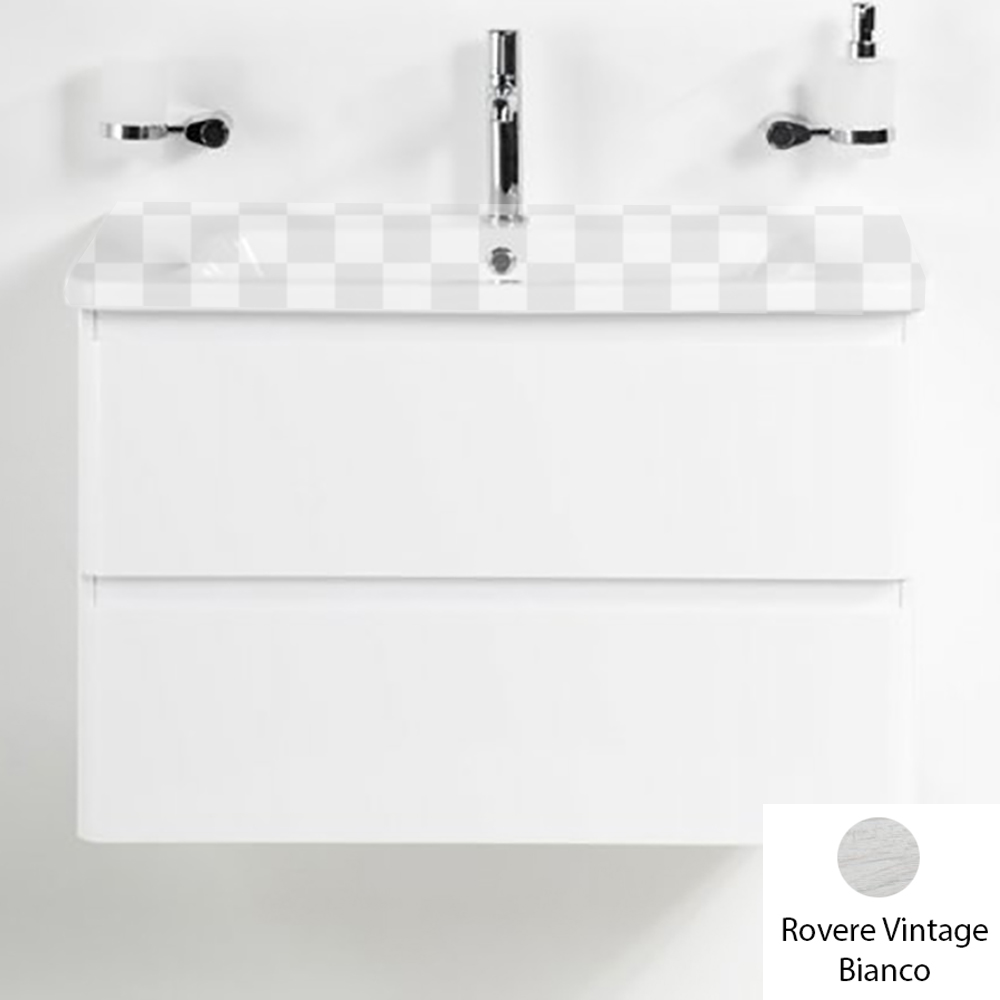 фото Тумба под раковину belbagno albano cer-1050-2c-so-rvb rovere vintage bianco