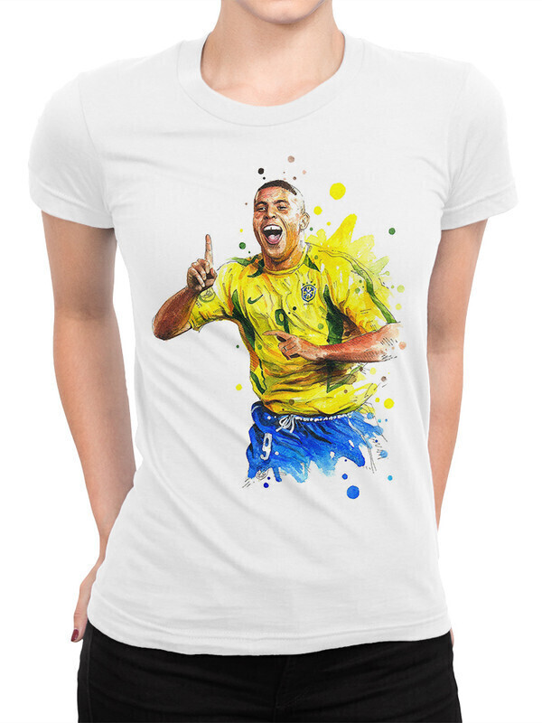 

Футболка женская Dream Shirts Роналдо Женская 10011031 белая L, Роналдо Женская 10011031