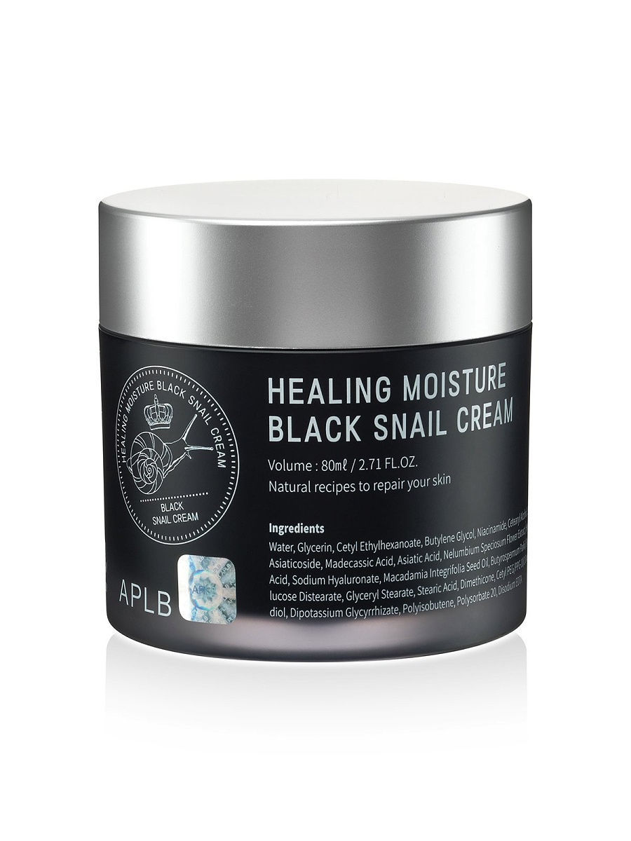 

Крем для лица APLB, Восстанавливающий с муцином улитки, HEALING MOISTURE BLACK SNAIL CREAM, APLB_19