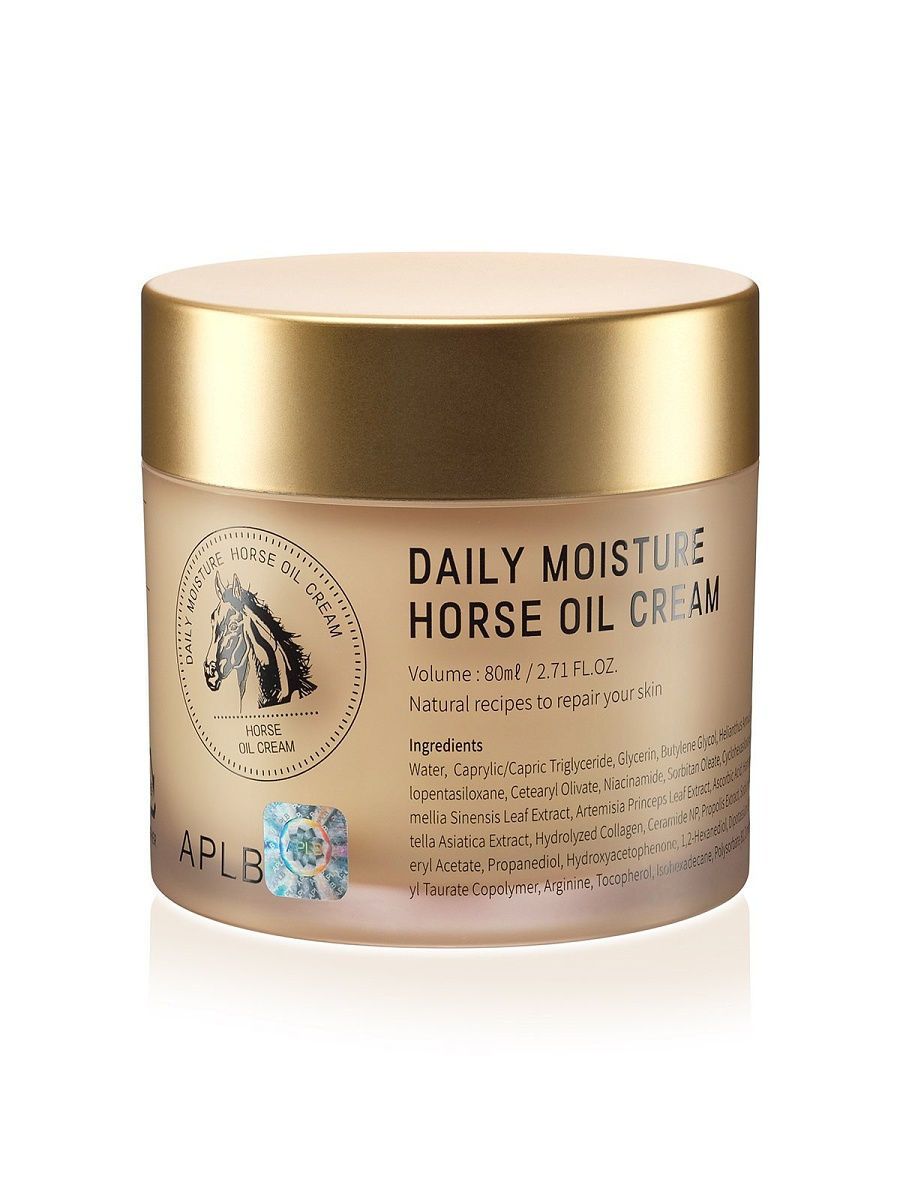 фото Крем aplb, увлажняющий с лошадиным маслом, daly moisture horse oil cream