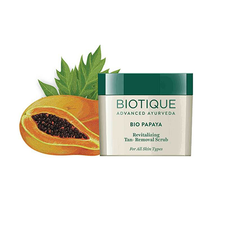 фото Скраб для лица biotique bio papaya, 75 г