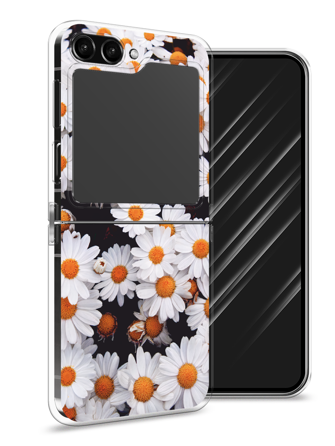 

Чехол Awog на Samsung Galaxy Z Flip 5 "Ромашковое поле", Белый, 2108350-4