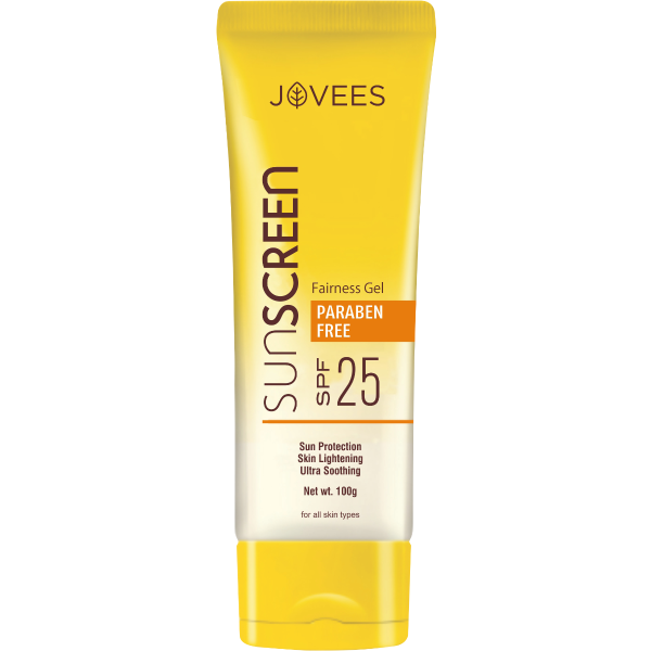 Гель Jovees солнцезащитный для лица Sun Screen Fairness Gel SPF 25 100 г безопасный солнцезащитный крем прочный натуральный солнцезащитный крем для лица с защитой от пота