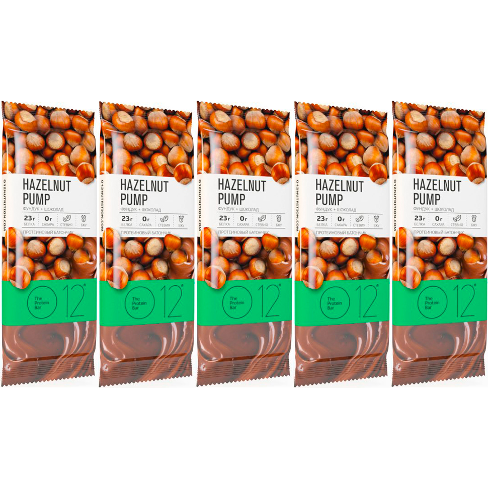 

Протеиновые вафли O12 The Protein Bar 50 г х 5 шт Фундук-шоколад, The Protein Bar 5