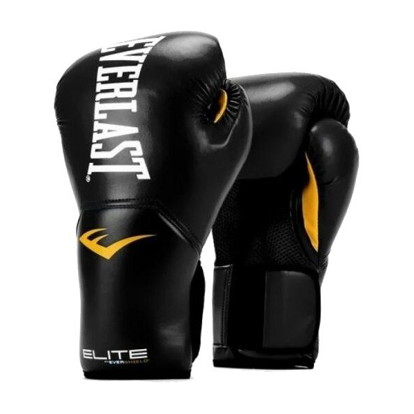 фото Боксерские перчатки everlast elite prostyle черные, 16 унций