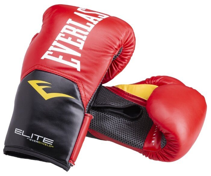 

Боксерские перчатки Everlast Elite ProStyle красные, 8 унций, Elite ProStyle