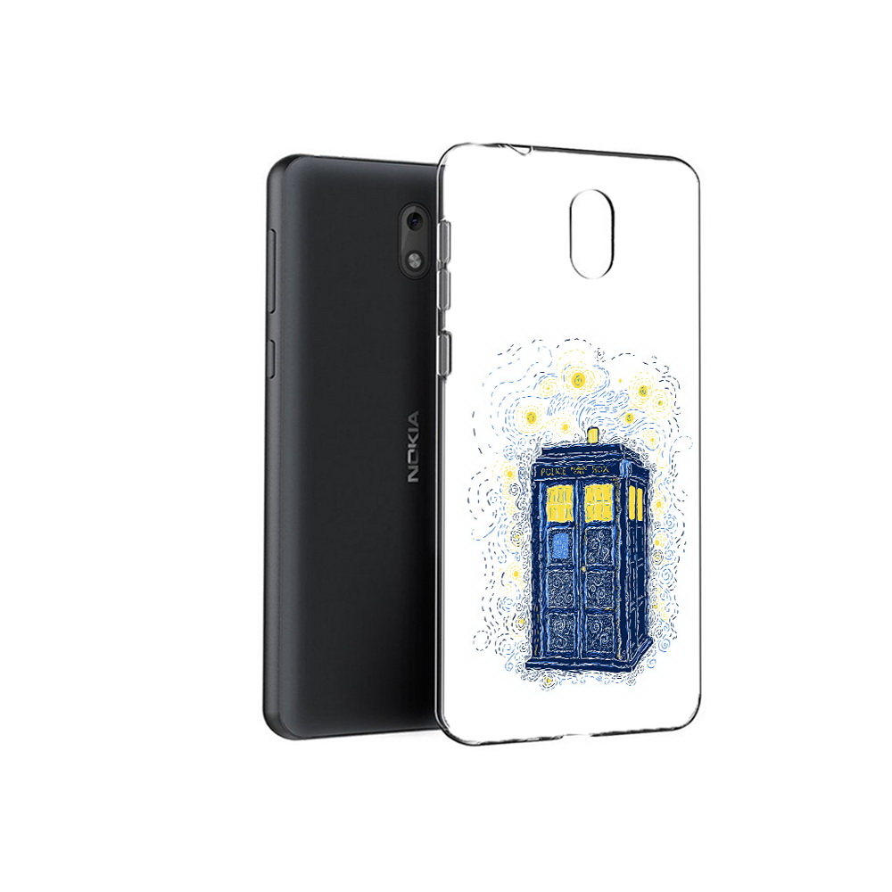 

Чехол MyPads Tocco для Nokia 2.1 будка рисунок (PT114269.92.249), Прозрачный, Tocco