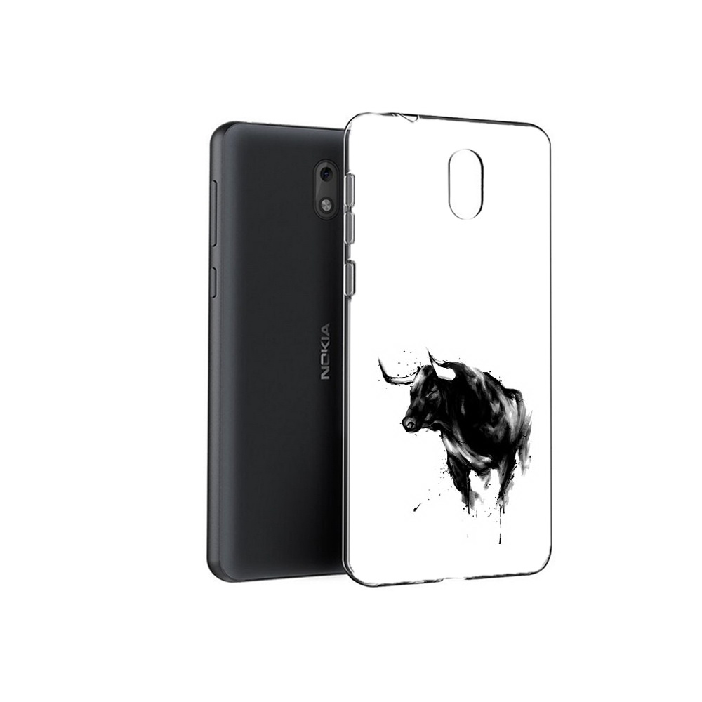 

Чехол MyPads Tocco для Nokia 2.1 бык (PT114269.92.254), Прозрачный, Tocco