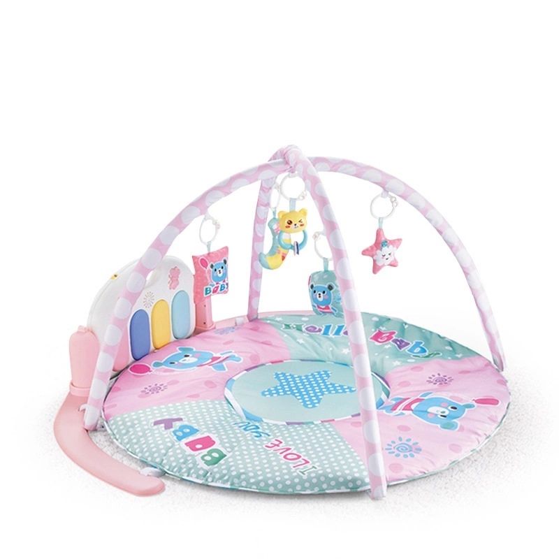 фото Развивающий коврик для новорожденного нарру веd веll в-ков-р (розовый) happy bed bell
