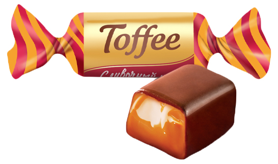 Конфеты Toffee Сливочный ирис в глазури