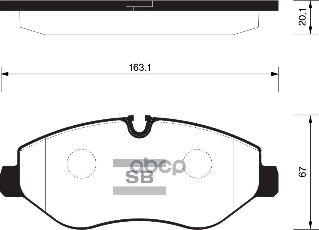 

Тормозные колодки Sangsin brake передние SP1622