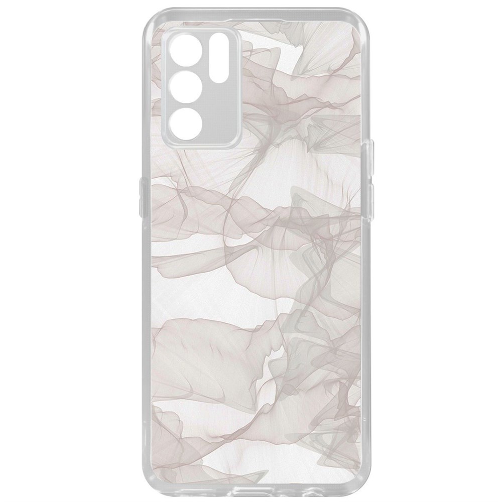 

Чехол-накладка Krutoff Clear Case Абстракт 3 для Oppo Reno6, Прозрачный