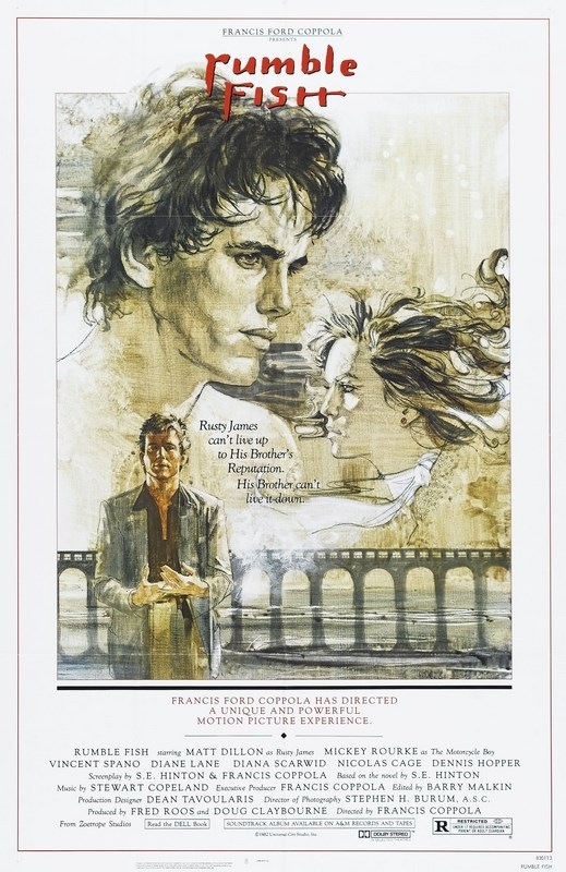 

Постер к фильму "Бойцовая рыбка" (Rumble Fish) A4
