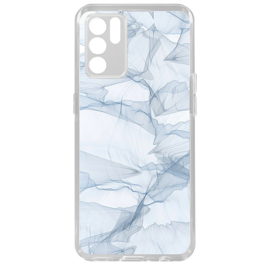 

Чехол-накладка Krutoff Clear Case Абстракт 10 для Oppo Reno6, Прозрачный