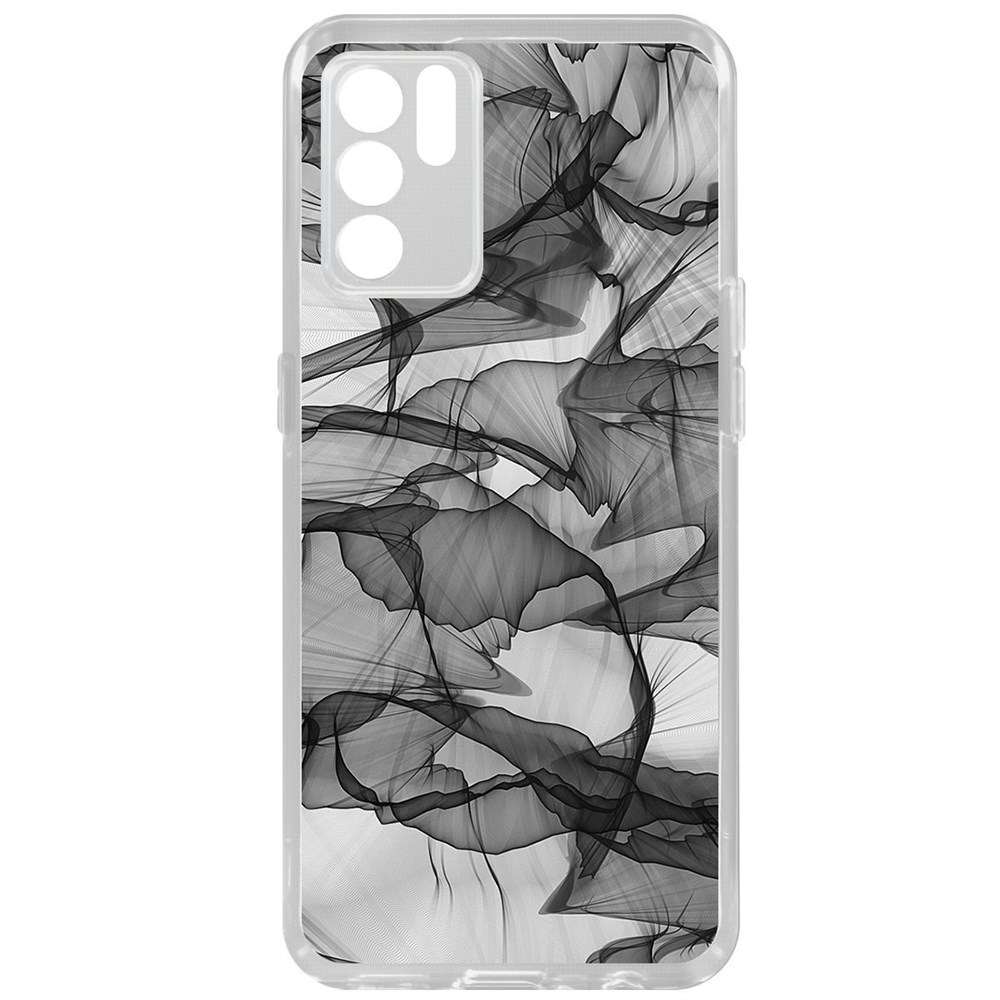 

Чехол-накладка Krutoff Clear Case Абстракт 14 для Oppo Reno6, Прозрачный