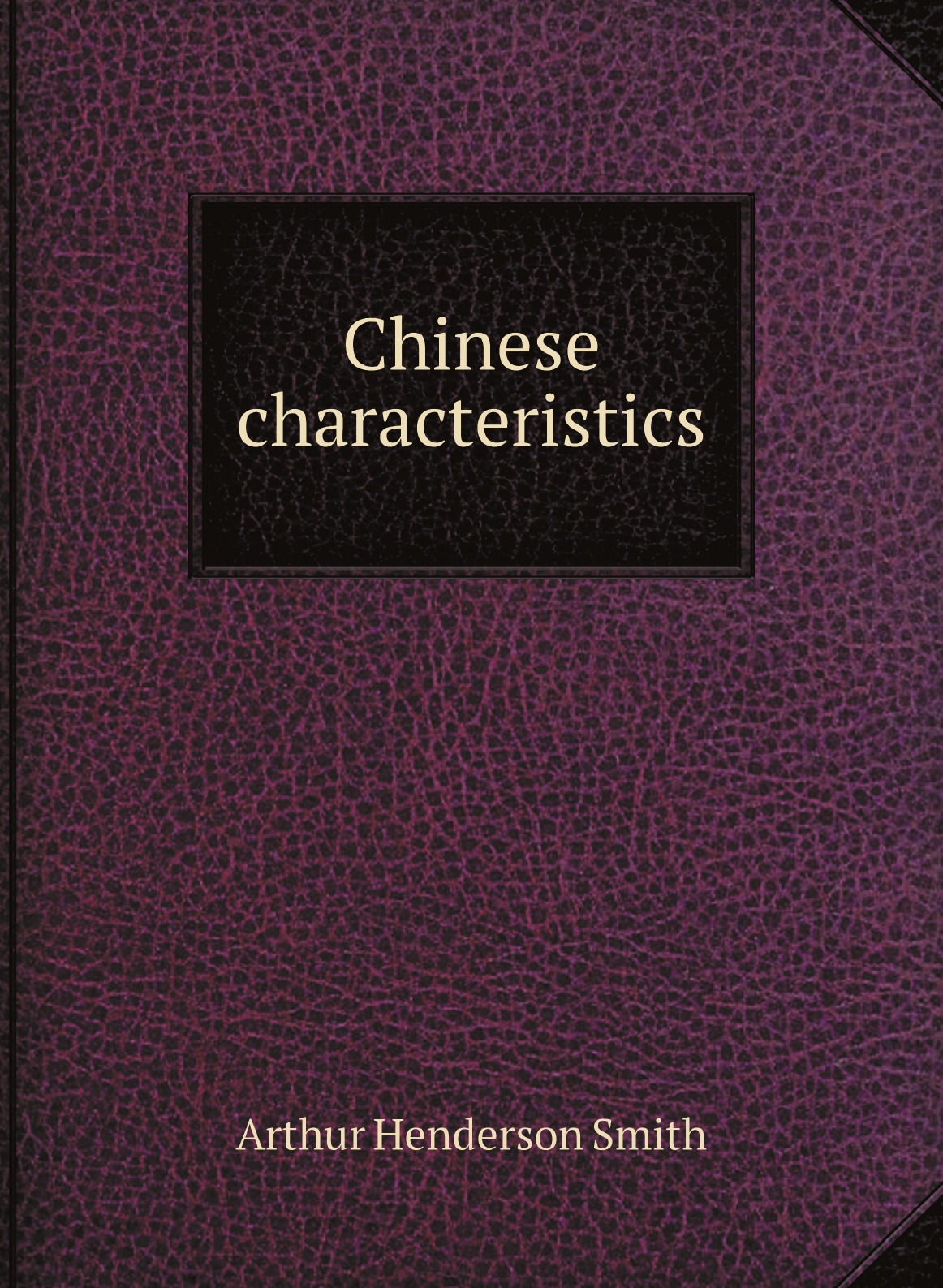 

Chinese characteristics