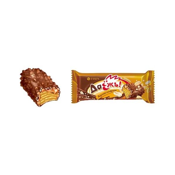 Шоколадные конфеты Эссен Даежъ с карамелью арахисом и криспи