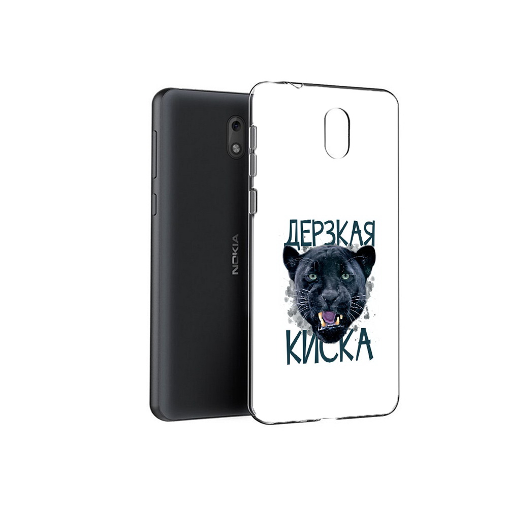 

Чехол MyPads Tocco для Nokia 2.1 дерзкая киска (PT114269.92.319), Прозрачный, Tocco
