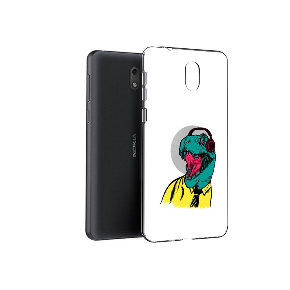

Чехол MyPads Tocco для Nokia 2.1 дино (PT114269.92.326), Прозрачный, Tocco