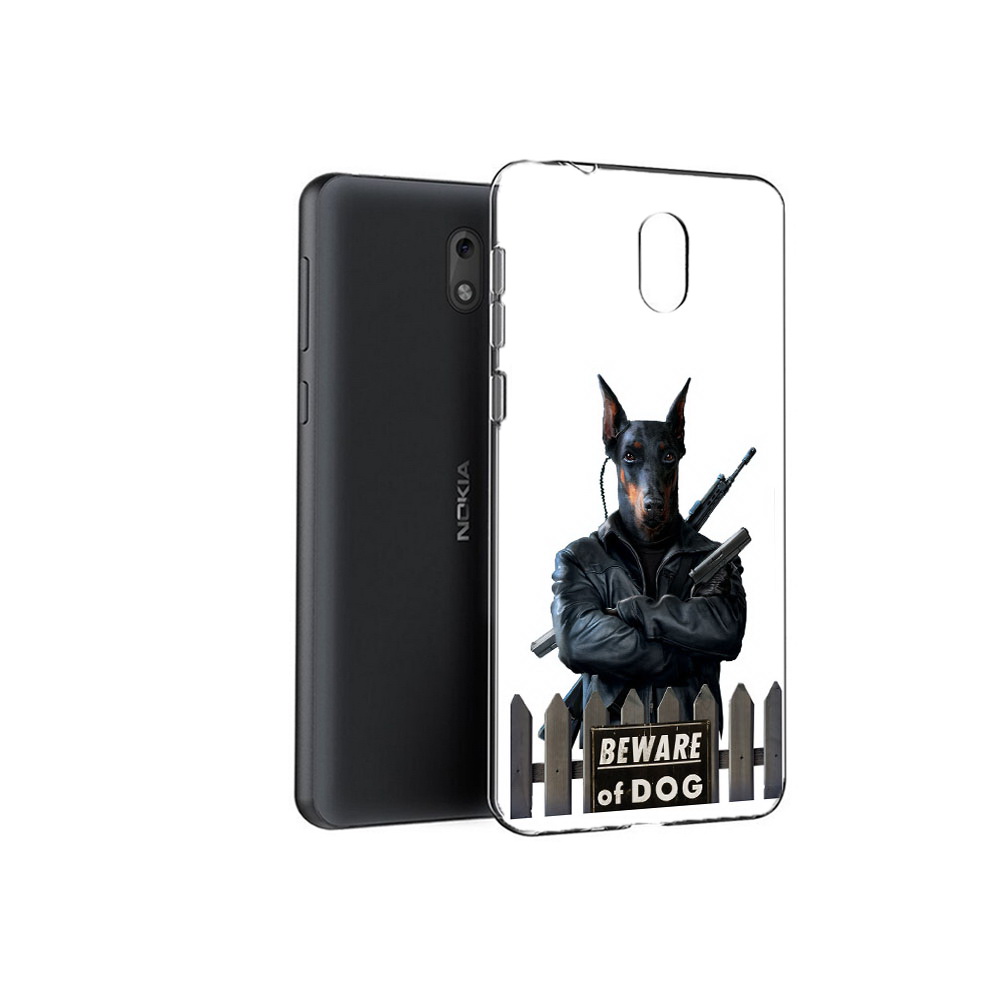 

Чехол MyPads Tocco для Nokia 2.1 доберман (PT114269.92.332), Прозрачный, Tocco
