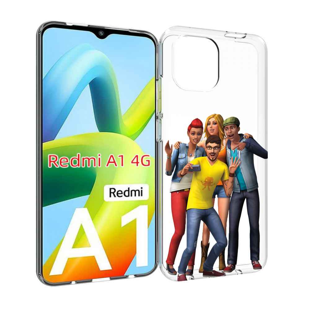 

Чехол MyPads sims для Xiaomi Redmi A1, Прозрачный, Tocco