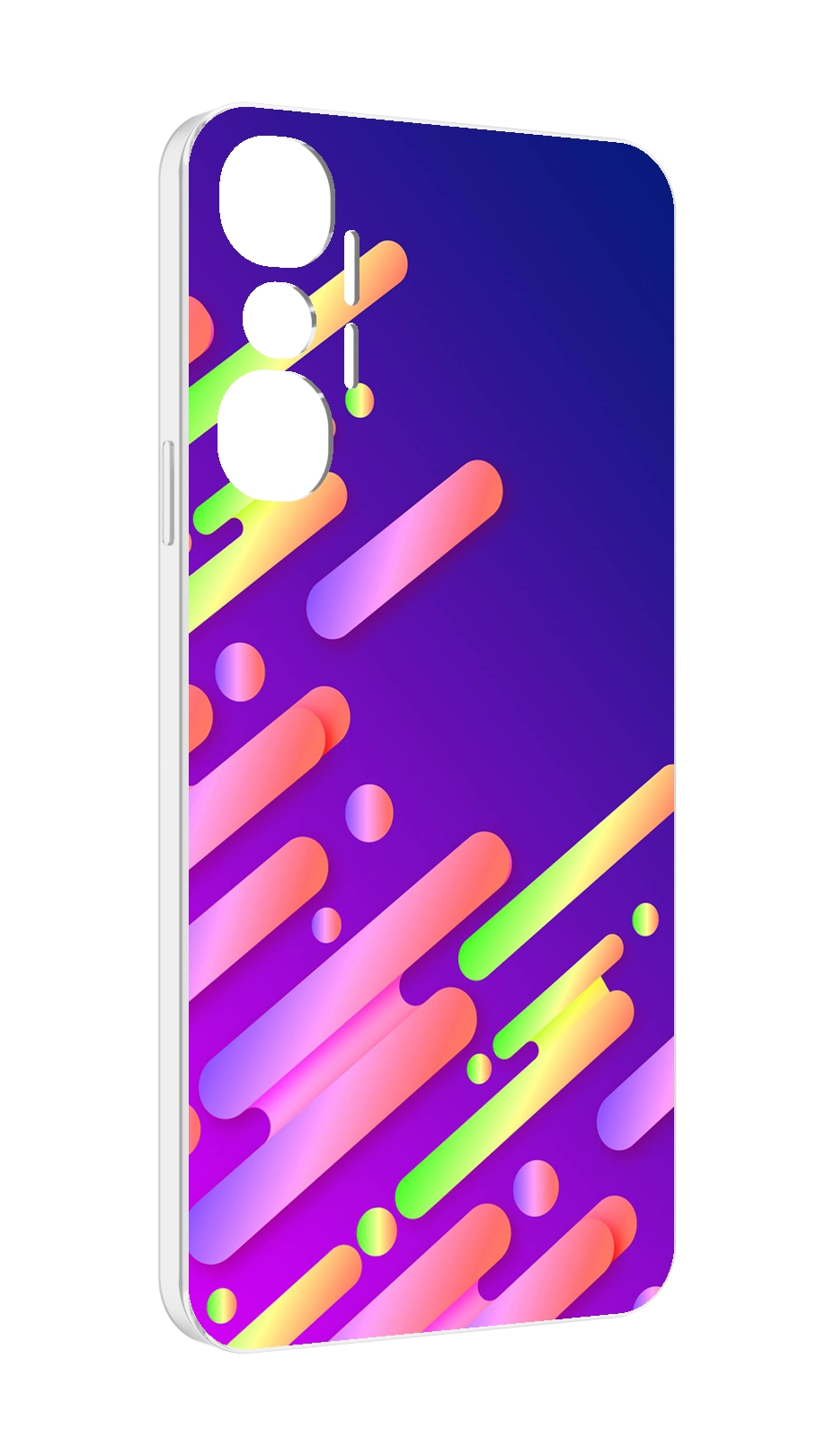 

Чехол MyPads неоновый-фон для Infinix Hot 20 4G, Прозрачный, Tocco