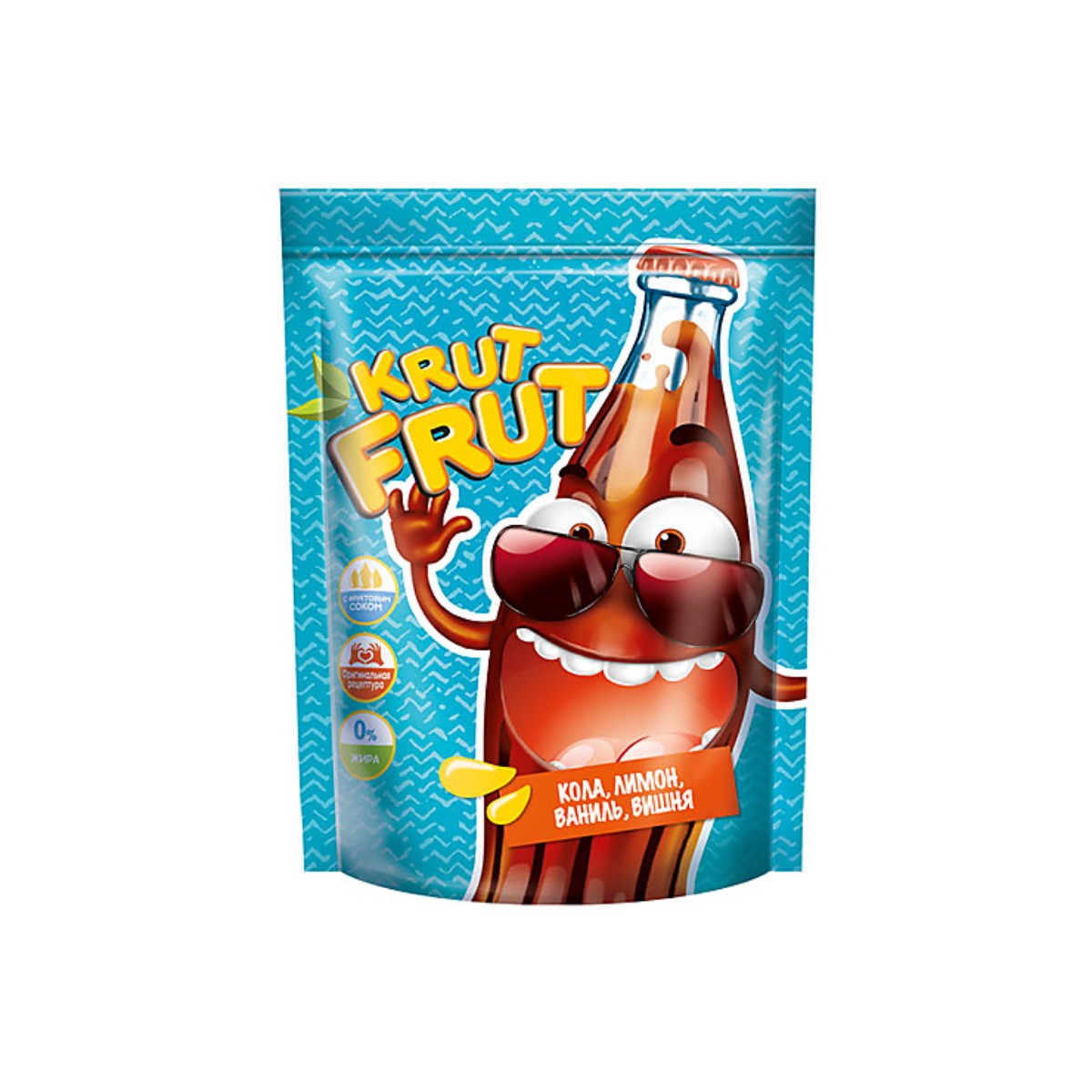 Мармелад KrutFrut кола лайм, вишня кола, кола ваниль, 2 шт по 200 г