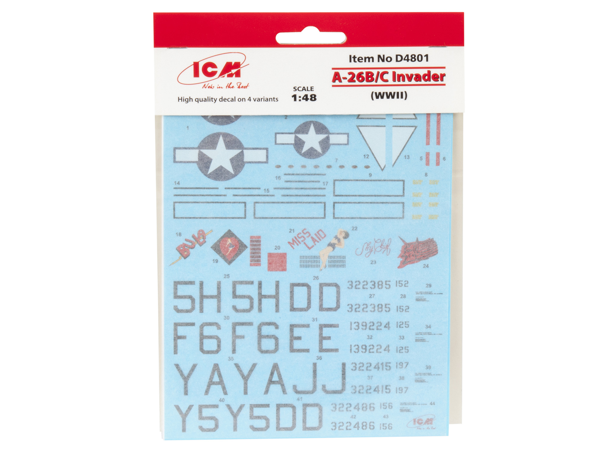 D4801 Декаль A-26B/C Инвайдер II MB