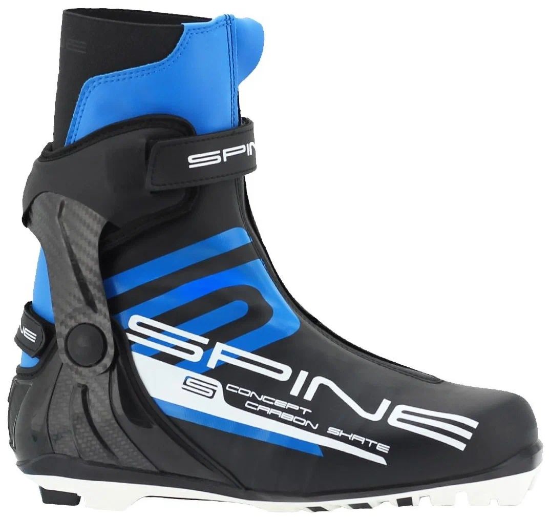 

Лыжные ботинки SPINE NNN Concept Carbon Skate (298) (черный/синий) (38), Concept Carbon Skate