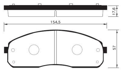 

Тормозные колодки Sangsin brake передние SP1175