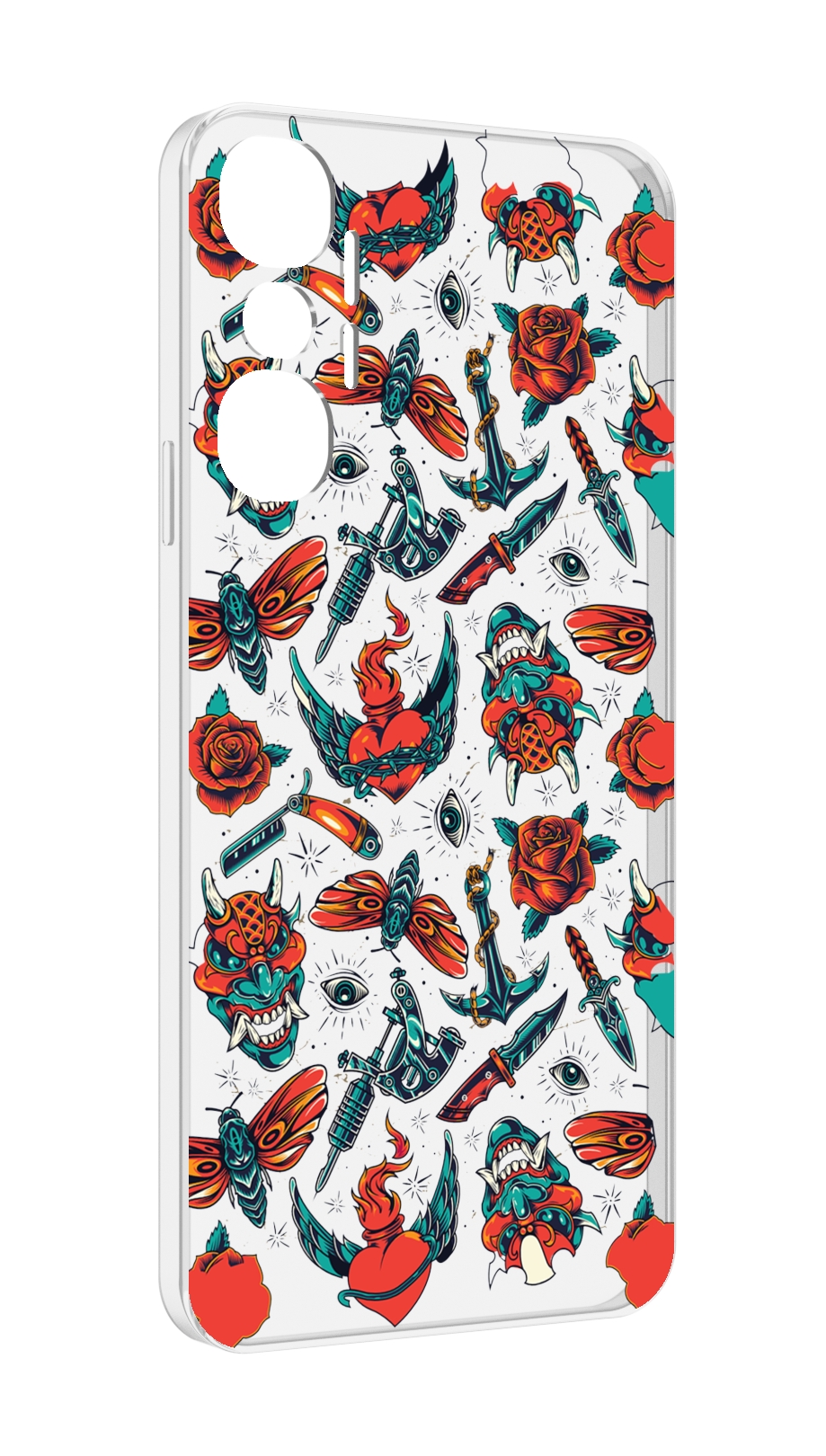 

Чехол MyPads олд-скул-пак для Infinix Hot 20 4G, Прозрачный, Tocco