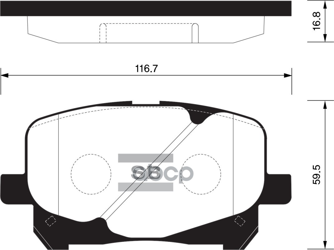 

Тормозные колодки Sangsin brake передние SP1591