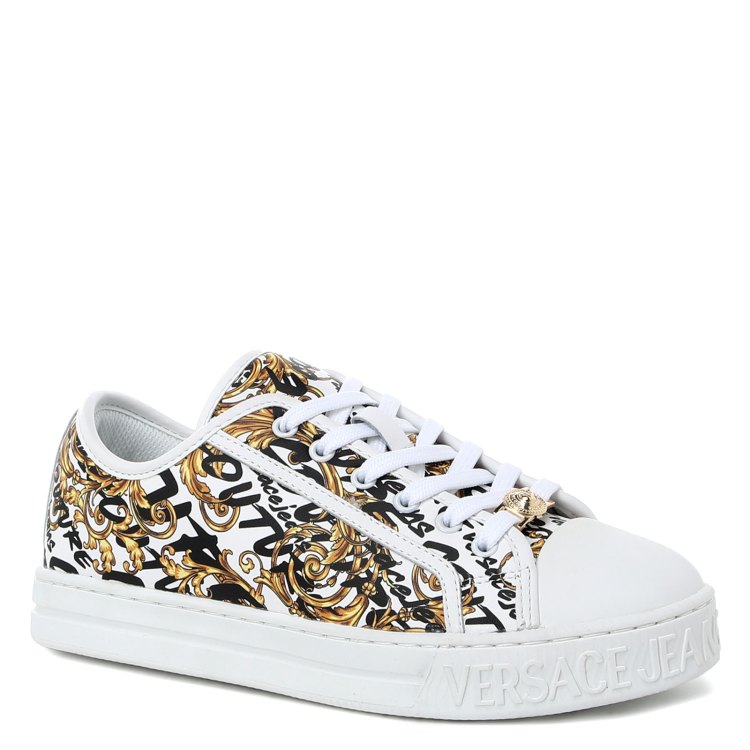 

Кеды женские Versace Jeans Couture 73VA3SK2 белые 39 EU, 73VA3SK2