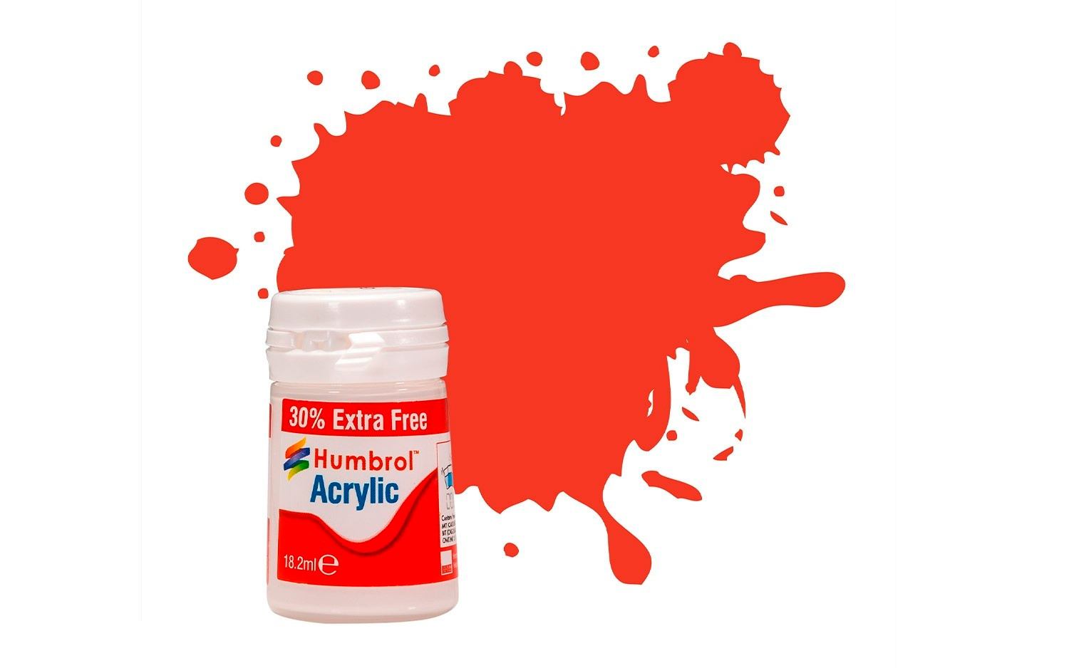

AB0174EP Краска акриловая 174 Signal Red Satin - 14ml Acrylic Paint - Plus 30