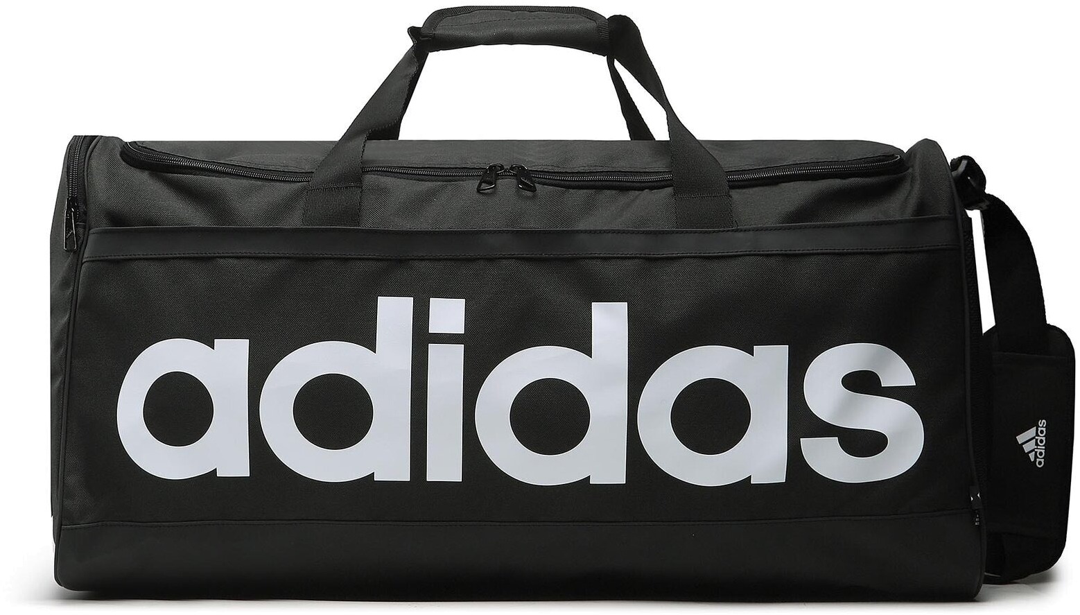 Дорожная сумка мужская Adidas LINEAR DUFFEL L черная, 65x33x26 см