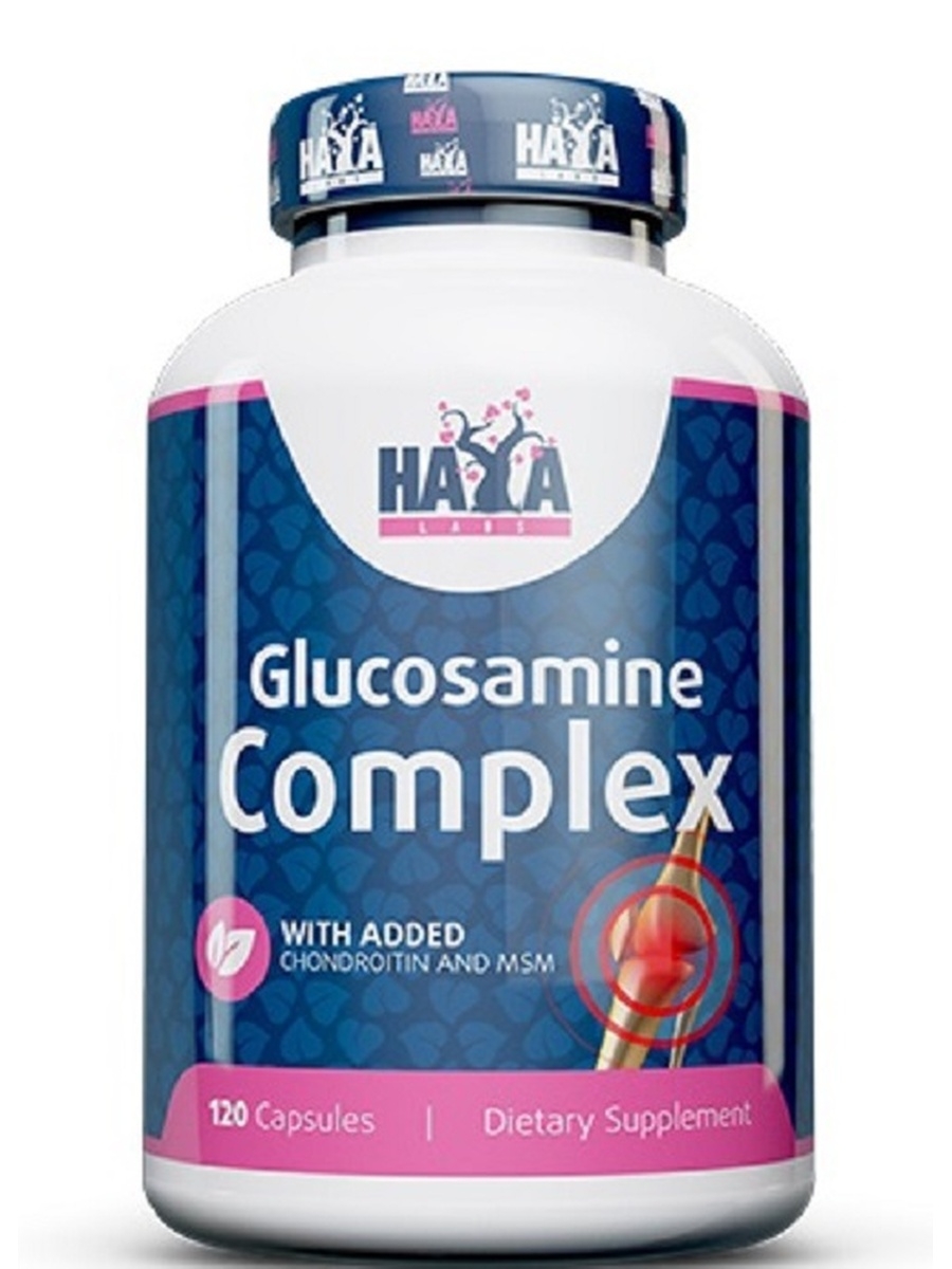 фото Глюкозамин и хондроитин haya labs glucosamine chondroitin & msm complex глюкозаминовый хон