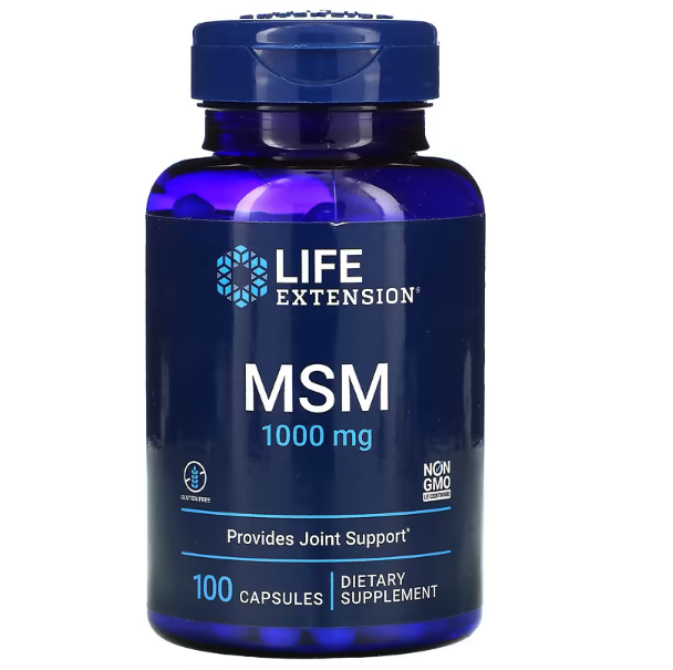 

Метилсульфонилметан Life Extension MSM МСМ 1000 мг 100 капсул, MSM